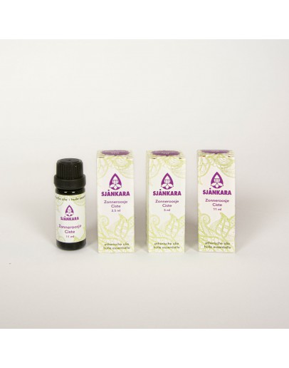 Zonneroosje cisteroos bio etherische olie-Sjankara 2,5 ml