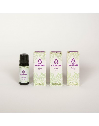 Styrax wildpluk etherische olie-Sjankara 2,5 ml