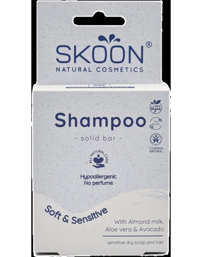 Skoon Shampoo bar Hypoallergeen soft en sensitive  90 gram