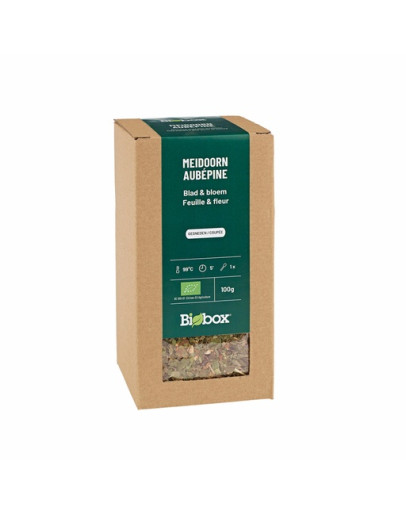 Meidoorn blad en bloem gesneden BIO 100 gram