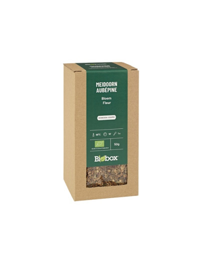 Meidoorn bloem gesneden BIO 50 gram