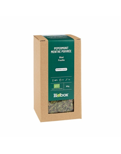 Pepermunt blad gesneden BIO 60 gram