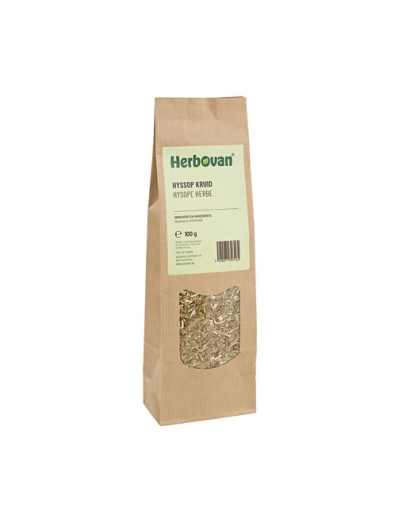 Hyssop kruid 100 g kruiden-Herbovan
