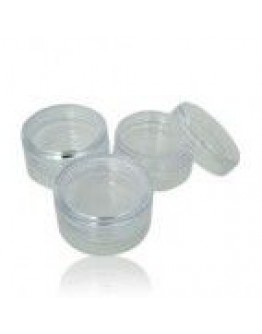 Pot 3 kleine transparante stapel potjes a 10 ml
