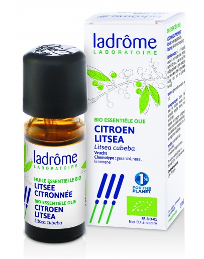 Citroen litsea Bio etherische olie-Ladrôme 10 ml