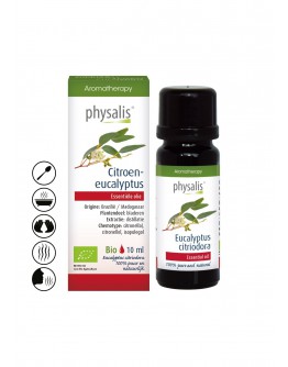 Citroeneucalyptus eucalyptus citriodora bio etherische olie-Physalis 10 ml