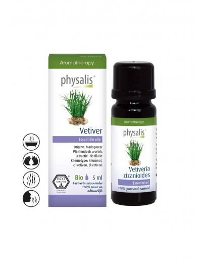 Vetiver bio etherische olie-Physalis 5 ml