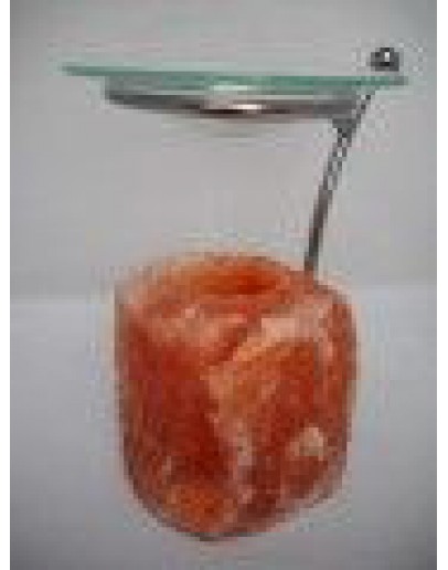 Aromalamp met theelicht Himalaya zoutsteen-Sjankara