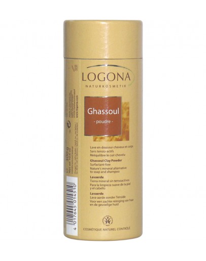 Ghassoul Lava aarde bruin klei-Logona 300 g