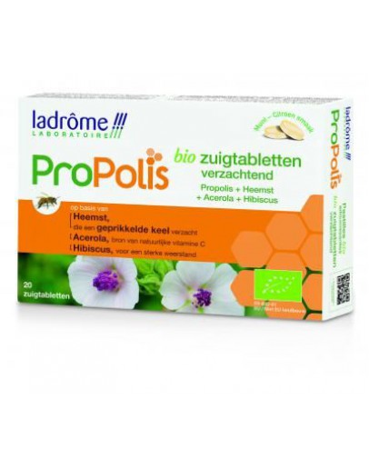 Propolis verzachtende zuigtabletten bio-Ladrôme