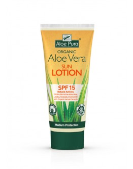 Aloe Vera Sun Lotion SPF 15 - Aloe Pura 200 ml