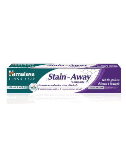 Tandpasta Stain Away kruidentandpasta anti-tandsteen-Himalaya Herbals 75 ml