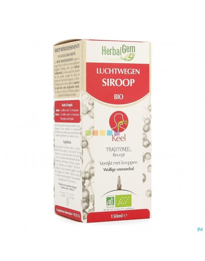 Verzachtende siroop bio-HerbalGem 150 ml