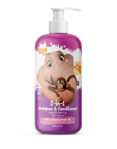 2 in 1 Shampoo/Conditioner  appelbes 500ml  Jungle Beat