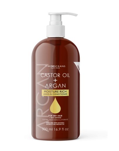 Conditioner met ricinusolie en arganolie Castor Oil & Argan 1L Tame Frizz Conditioner Two Oceans